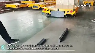 5T Battery-Powered Rail Transfer Cart - Complete Operation Guide