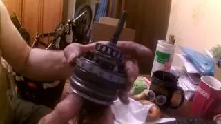 Shimano inter 8. Состояние заводской смазки пробег 1200. Перед заменой на LM-47