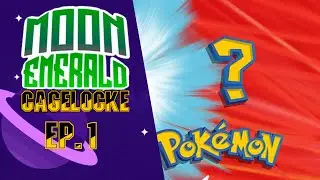It's a Shiny!!|Pokemon Moon Emerald Cagelocke #1
