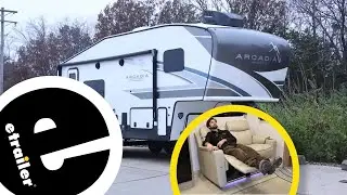 etrailer | Thomas Payne Dual Reclining RV Loveseat Set Up - 2023 Keystone Arcadia Fifth Wheel