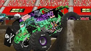 BeamNG.drive Monster Jam: Tampa 2022 Freestyle (Raymond James Stadium)