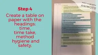 How to Create a Timeplan