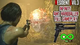 INFINITE AMT HARDBALLER ONLY!! Full Gameplay - Resident Evil 3 Remake