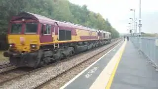 Friday 16/10/15 66113 66090 at Chesterfield