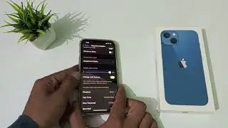 how to on/off change with buttons in iPhone 13