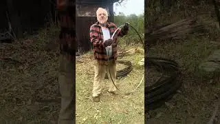 The safe way to fold bands #sawmillhacks #blades #woodmizer