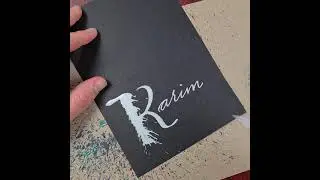 Splatter Calligraphy Name Request no.126
