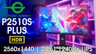 This Budget 1440p Monitor Is Pretty Freaking Sick | TITAN ARMY P2510S PLUS REVIEW