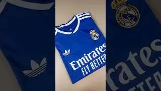 25-26 Real Madrid blue training suit 🔥 New football jersey #jersey #realmadrid#football #soccer