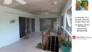 30890 Granada Avenue, Big Pine Key, FL Presented by Lee Sanders / Sunnie SanLorenzo.