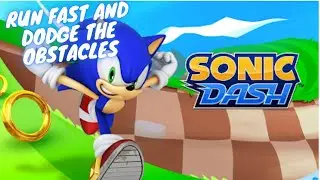 Sonic Dash - Run fast and dodge the obstacles (No commentary gameplay for kids)