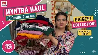 Huge Collection of Myntra casual/Party Wear Dresses Under ₹800 | Affordable Dresses Collection