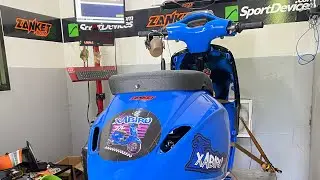 SETING VESPA BORE UP‼️ DYNOTEST, SETING CVT, TEST RIDE‼️