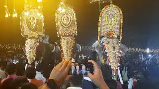 A moment before elephant attack latest....2022#elephantattack #kerala #festival