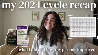 1 YEAR OF TRACKING MY PERIODS || heavy periods and healing my cycle