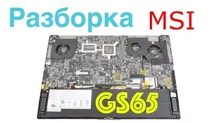 Разборка и чистка ноутбука MSI GS65 | How to Disassemble MSI GS65