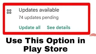 Updates available in play Store।Updates available kya hai।how to use Updates available in Play Store