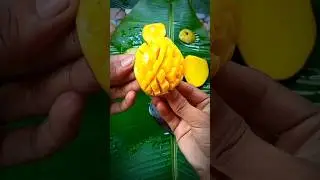 mango cutting net style #trending