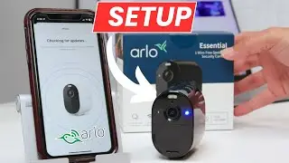 Arlo Essential Spotlight Camera Setup [WATCH ME DOING IT...]