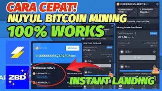 CARA CEPAT NUYUL BITCOIN MINING | APLIKASI PENGHASIL SATOSHI BTC 2025
