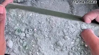 ASMR &bull; Crunchy floral foam crushing outside