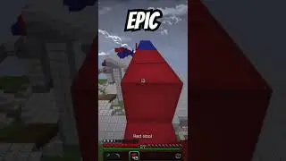 A Verry Epic play from my teammate #minecraft #hypixellive #bedwars #hypixelstream #gaming #hypixle
