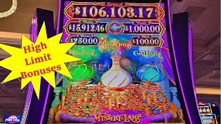 WE GOT A DOUBLE POP 🧞&zwj;♀️ HIGH LIMIT MYSTERY OF THE LAMP SLOT | Las Vegas Slots #casino #slots #vegas
