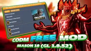 [FREE MOD] CALL OF DUTY MOBILE SEASON 10 MOD MENU(GLOBAL-VR 1.0.52) - WALLHACK & AIMBOT ...