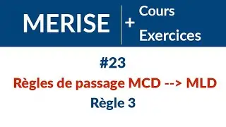 #23 Les règles de passage MCD à MLD (Règle 3) | MERISE: Cours et exercices corrigés
