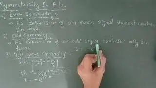 Even, Odd & half wave symmetry! for IES, IAS, GATE, EE, ECE! Lecture-91.