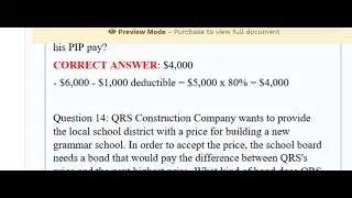 Florida Property & Casualty Insurance Exam Questions and Answers Latest