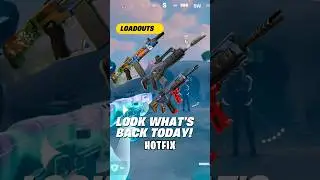 Twinfire Vaulted, Frenzy + MK-Seven + Holo Back! 🔄 #fortnite #updatee #unvaulted