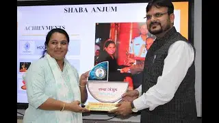 Shaba Anjum International Hockey Player Motivational Speech CSVTU