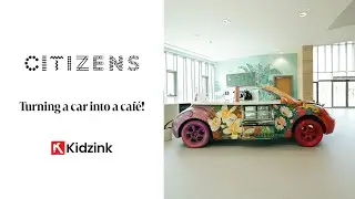Kidzink turns a car into a cafe!