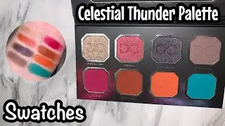 Dominique Cosmetics Celestial Thunder Palette SWATCHES | November Boxycharm