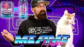 Miami Nights Showdown: G Fuel Energy Can vs. Tub Taste Test!