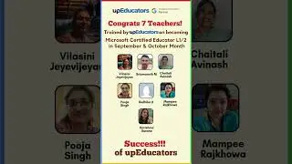 Congrats to all! | #microsoftcertified #teachers #microsofteducation #upEducators #teaching