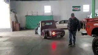 48 truck cab Rat Rod, 64 backend Galaxie