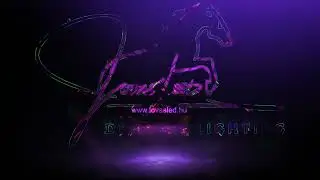 Lovas Led Neon Kaleida Logo Reveal