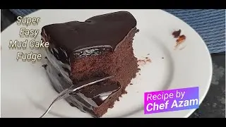 Mud Cake original easy recipe by Easy Super Baking / In Urdu with English Subs / cooking classes