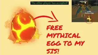 I GAVE MY SISTER A FREE MYTHICAL EGG?? || Mining Simulator - Roblox