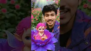 Cute angel sitting in flower 🌺 #youtubeshorts #shorts #ytshorts #yt #angel