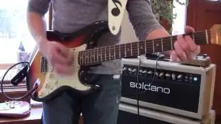 1961 Fender Strat & Klon Centaur Gold Horsie 1994 Demo Eddie Vegas www.eddievegas.com