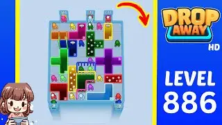 Drop Away Level 886 Solution Walkthrough