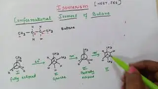 Isomerism|Class - 11 Chemistry|Conformational isomers of Butane|NEET,JEE,CBSE|Eshwari Maam
