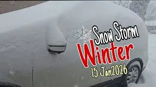 Winter Snow Storm Toronto Canada 🇨🇦 15January 2026