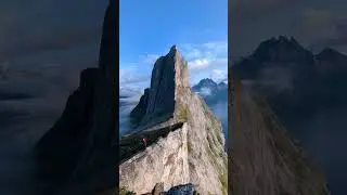 Majesty of Segla above the Arctic Circle Norway