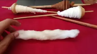 C&oacute;mo empezar a hilar en huso, pushka o rueca | HOW TO SPIN with DROP SPINDLE 🧵