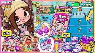 ¡SORPRESA! NUEVO SISTEMA DE MONEDAS GRATIS y NUEVA PISCINA PUBLICA 🪙🥳 en Avatar World