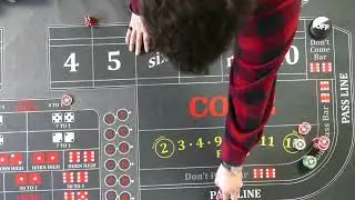 Louie Plays With Himself Again:  Live Craps Rolls, no strategy
